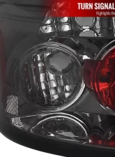 Spec-D Taillights (Chrome Housing/Smoked Lens) Honda Civic 2006-2011                                     - LT-CV062G-TM - Image 3