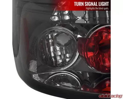 Spec-D Taillights (Chrome Housing/Smoked Lens) Honda Civic 2006-2011 - LT-CV062G-TM