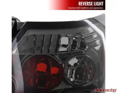 Spec-D Taillights (Chrome Housing/Smoked Lens) Honda Civic 2006-2011 - LT-CV062G-TM