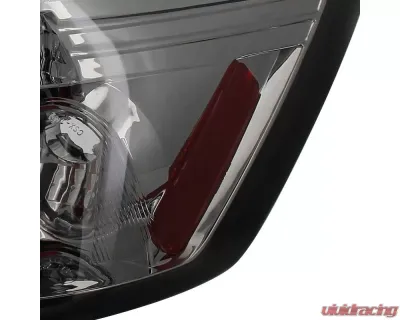 Spec-D Taillights (Chrome Housing/Smoked Lens) Honda Civic 2006-2011 - LT-CV062G-TM