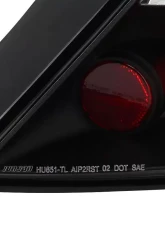 Spec-D Taillights (Matte Black Housing/Clear Lens) Honda Civic Coupe 2006-2011                                     - LT-CV062JM-TM - Image 6