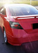 Spec-D Taillights (Matte Black Housing/Clear Lens) Honda Civic Coupe 2006-2011                                     - LT-CV062JM-TM - Image 9