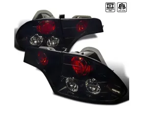Spec-D Taillights (Glossy Black Housing/Smoke Lens) Honda Civic Sedan 2006-2011
