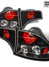 Spec-D Taillights (Matte Black Housing/Clear Lens) Honda Civic Sedan 2006-2011                                     - LT-CV064JM-TM - Image 10