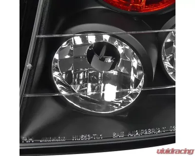 Spec-D Taillights (Matte Black Housing/Clear Lens) Honda Civic Sedan 2006-2011 - LT-CV064JM-TM