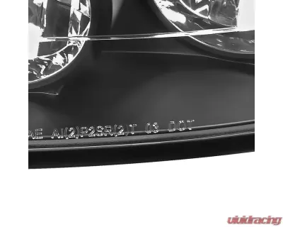 Spec-D Taillights (Matte Black Housing/Clear Lens) Honda Civic Sedan 2006-2011 - LT-CV064JM-TM