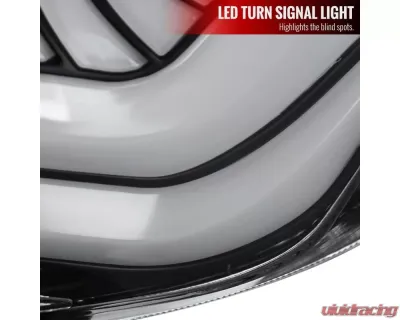 Spec-D LED Taillights w/ Sequential Signal Lamps (Matte Black Housing/Clear Lens) Honda Civic 2016-2021 - LT-CV164JMLED-SQ2-RS