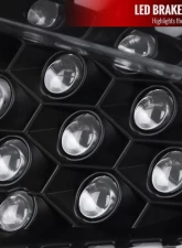 Spec-D LED Taillights w/ Sequential Signal Lamps (Matte Black Housing/Clear Lens) Honda Civic 2016-2021                                     - LT-CV164JMLED-SQ2-RS - Image 7