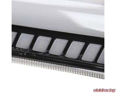 Spec-D LED Taillights w/ Sequential Signal Lamps (Matte Black Housing/Clear Lens) Honda Civic 2016-2021 - LT-CV164JMLED-SQ2-RS