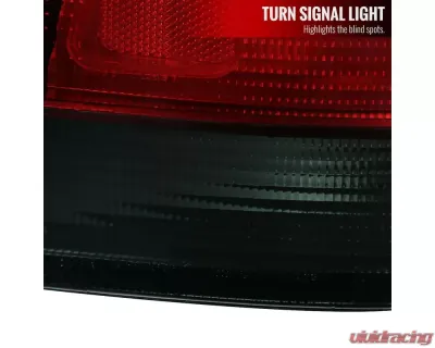 Spec-D Taillights (Chrome Housing/Red Smoke Lens) Honda Civic Coupe 1996-2000 - LT-CV962RG-RS