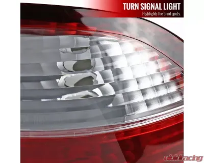 Spec-D Taillights (Chrome Housing/Red Clear Lens) Honda Civic 1999-2000 - LT-CV994RPW-RS