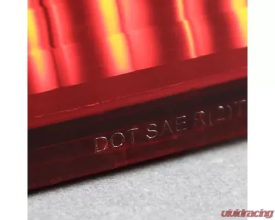 Spec-D Taillights (Chrome Housing/Red Clear Lens) Honda Civic 1999-2000 - LT-CV994RPW-RS