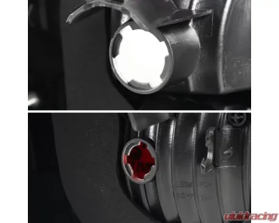 Spec-D Taillights (Chrome Housing/Red Clear Lens) Honda Civic 1999-2000 - LT-CV994RPW-RS