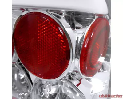 Spec-D Taillights (Chrome Housing/Clear Lens) Dodge Dakota 1997-2004 - LT-DAK97-TM
