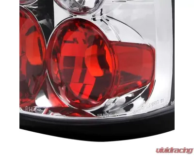 Spec-D Taillights (Chrome Housing/Clear Lens) Dodge Dakota 1997-2004 - LT-DAK97-TM