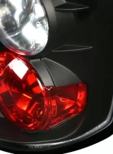 Spec-D Taillights (Matte Black Housing/Clear Lens) Dodge Dakota 1997-2004                                     - LT-DAK97JM-TM - Image 4