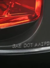 Spec-D Taillights (Matte Black Housing/Clear Lens) Dodge Dakota 1997-2004                                     - LT-DAK97JM-TM - Image 6