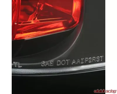 Spec-D Taillights (Matte Black Housing/Clear Lens) Dodge Dakota 1997-2004 - LT-DAK97JM-TM