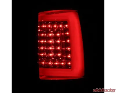 Spec-D LED C Bar Taillights (Chrome Housing/Smoked Lens) Chevrolet | GMC 2000-2006 - LT-DEN00GLED-G2-TM