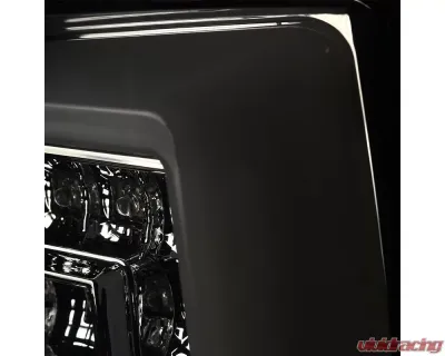 Spec-D LED C Bar Taillights (Chrome Housing/Smoked Lens) Chevrolet | GMC 2000-2006 - LT-DEN00GLED-G2-TM