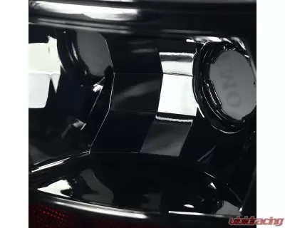 Spec-D LED C Bar Taillights (Chrome Housing/Smoked Lens) Chevrolet | GMC 2000-2006 - LT-DEN00GLED-G2-TM