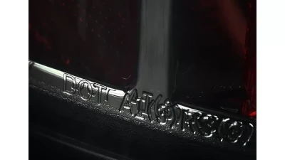 Spec-D LED C Bar Taillights (Chrome Housing/Smoked Lens) Chevrolet | GMC 2000-2006                                     - LT-DEN00GLED-G2-TM - Image 7