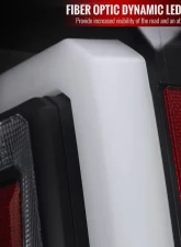 Spec-D LED Sequential Turn Signal Taillights (Matte Black Housing/Clear Lens) Chevrolet Tahoe | Suburban | GMC Yukon 2007-2014                                     - LT-DEN07JMLED-SQ-RS - Image 5