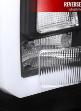 Spec-D LED Sequential Turn Signal Taillights (Matte Black Housing/Clear Lens) Chevrolet Tahoe | Suburban | GMC Yukon 2007-2014                                     - LT-DEN07JMLED-SQ-RS - Image 6