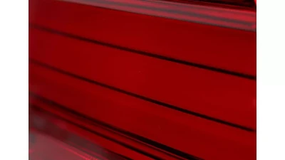 Spec-D LED Taillights (Chrome Housing/Red Clear Lens) BMW E39 5-Series 2001-2003                                     - LT-E3901RLED-TM - Image 3