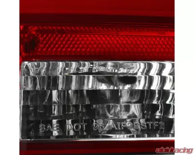 Spec-D LED Taillights (Chrome Housing/Red Clear Lens) BMW E39 5-Series 2001-2003 - LT-E3901RLED-TM