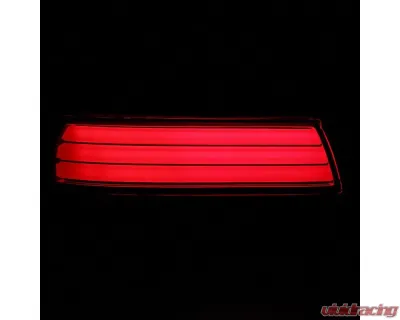 Spec-D LED Taillights (Chrome Housing/Smoke Lens) BMW E39 5-Series Sedan 1997-2000 - LT-E3997GLED-TM