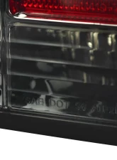 Spec-D LED Taillights (Chrome Housing/Smoke Lens) BMW E39 5-Series Sedan 1997-2000                                     - LT-E3997GLED-TM - Image 6