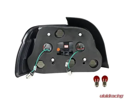 Spec-D LED Taillights (Chrome Housing/Smoke Lens) BMW E39 5-Series Sedan 1997-2000 - LT-E3997GLED-TM