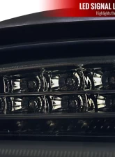 Spec-D LED Taillights (Glossy Black Housing/Smoke Lens) BMW E60 5-Series Sedan 2004-2007                                     - LT-E6004BBLED-TM - Image 6