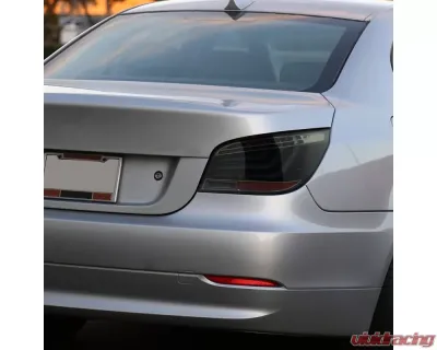 Spec-D LED Taillights (Glossy Black Housing/Smoke Lens) BMW E60 5-Series Sedan 2008-2010 - LT-E6008BBLED-TM