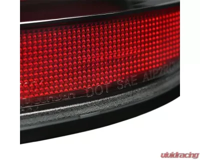 Spec-D LED Taillights (Jet Black Housing/Clear Lens) BMW E60 5-Series Sedan 2008-2010 - LT-E6008BKLED-TM