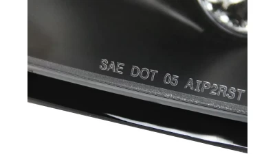 Spec-D LED Taillights (Matte Black Housing/Clear Lens) Mitsubishi Eclipse 2006-2011                                     - LT-ELP06JMLED-TM - Image 5