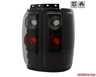 Spec-D Taillights (Glossy Black Housing/Smoked Lens) Ford Expedition 1997-2002 - LT-EPED97BB-TM