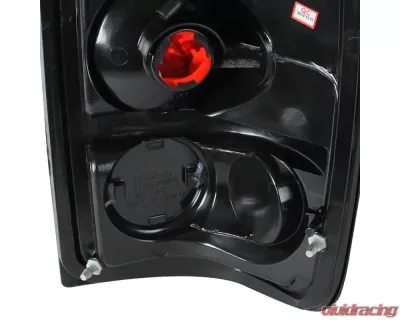 Spec-D Taillights (Glossy Black Housing/Smoked Lens) Ford Expedition 1997-2002 - LT-EPED97BB-TM