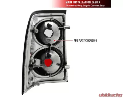 Spec-D Taillights (Glossy Black Housing/Smoked Lens) Ford Explorer 2002-2005 - LT-EPOR02BB-TM