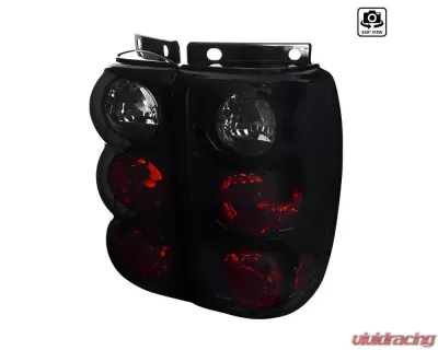 Spec-D Taillights (Glossy Black Housing/Smoked Lens) Ford Explorer 1995-1997 - LT-EPOR95BB-TM