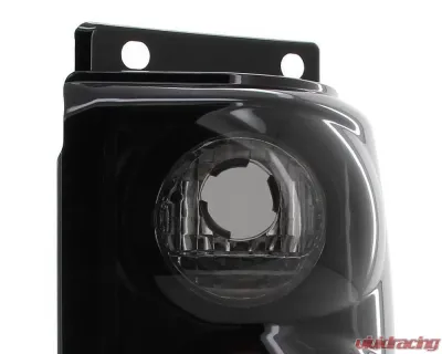 Spec-D Taillights (Glossy Black Housing/Smoked Lens) Ford Explorer 1995-1997 - LT-EPOR95BB-TM