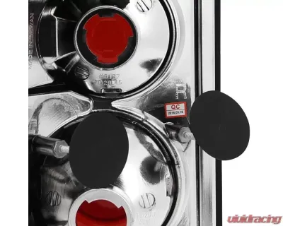 Spec-D Taillights (Glossy Black Housing/Smoked Lens) Ford Explorer 1995-1997 - LT-EPOR95BB-TM