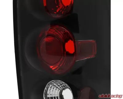Spec-D Taillights (Matte Black Housing/Clear Lens) Ford Explorer | Mercury Mountaineer 1998-2001 - LT-EPOR98JM-TM