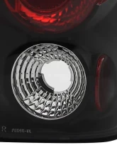 Spec-D Taillights (Matte Black Housing/Clear Lens) Ford Explorer | Mercury Mountaineer 1998-2001                                     - LT-EPOR98JM-TM - Image 4