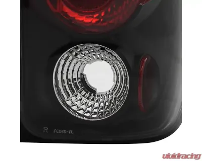 Spec-D Taillights (Matte Black Housing/Clear Lens) Ford Explorer | Mercury Mountaineer 1998-2001 - LT-EPOR98JM-TM