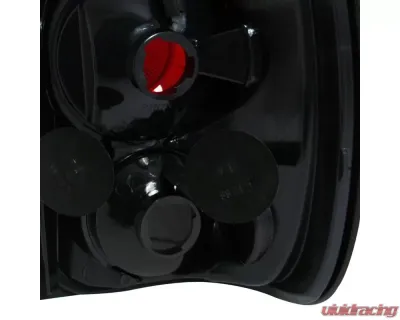 Spec-D Taillights (Matte Black Housing/Clear Lens) Ford Explorer | Mercury Mountaineer 1998-2001 - LT-EPOR98JM-TM