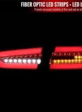 Spec-D LED Taillights (Chrome Housing/Smoked Lens) Mitsubishi Lancer | Evolution 2008-2017                                     - LT-EVO08GLED-TM - Image 2