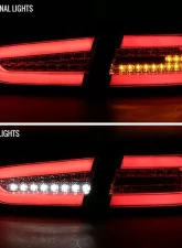 Spec-D LED Taillights (Chrome Housing/Smoked Lens) Mitsubishi Lancer | Evolution 2008-2017                                     - LT-EVO08GLED-TM - Image 3