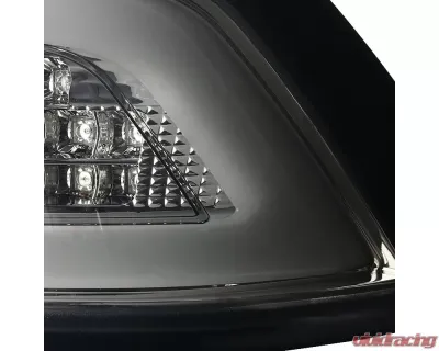 Spec-D LED Taillights (Chrome Housing/Smoked Lens) Mitsubishi Lancer | Evolution 2008-2017 - LT-EVO08GLED-TM